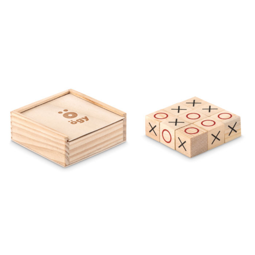 Set del gioco Tic Tac Toe in legno - Fivizzano