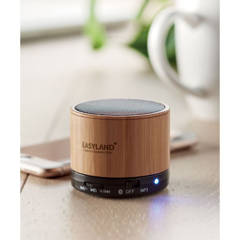 Wireless Speaker with Bamboo Casing - Rotherham