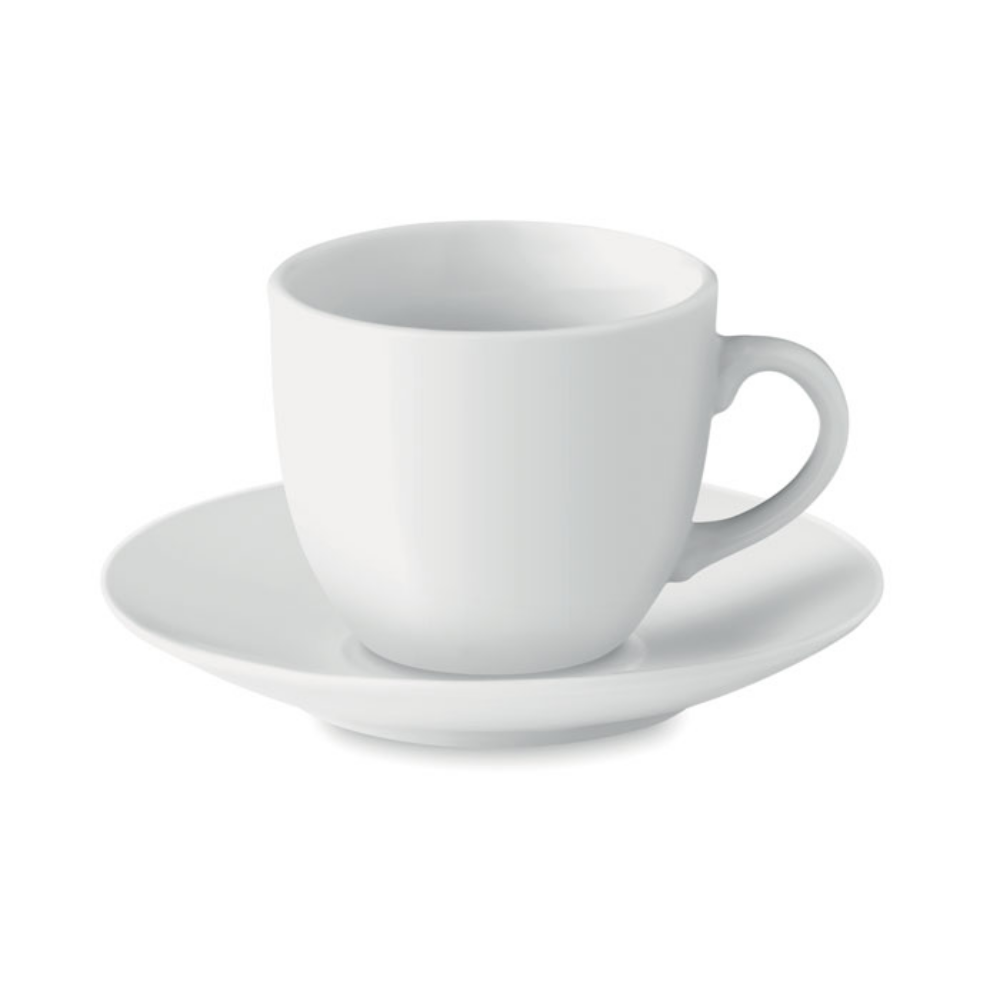 Taza de café de porcelana y platillo - Chaddleworth - Algeciras