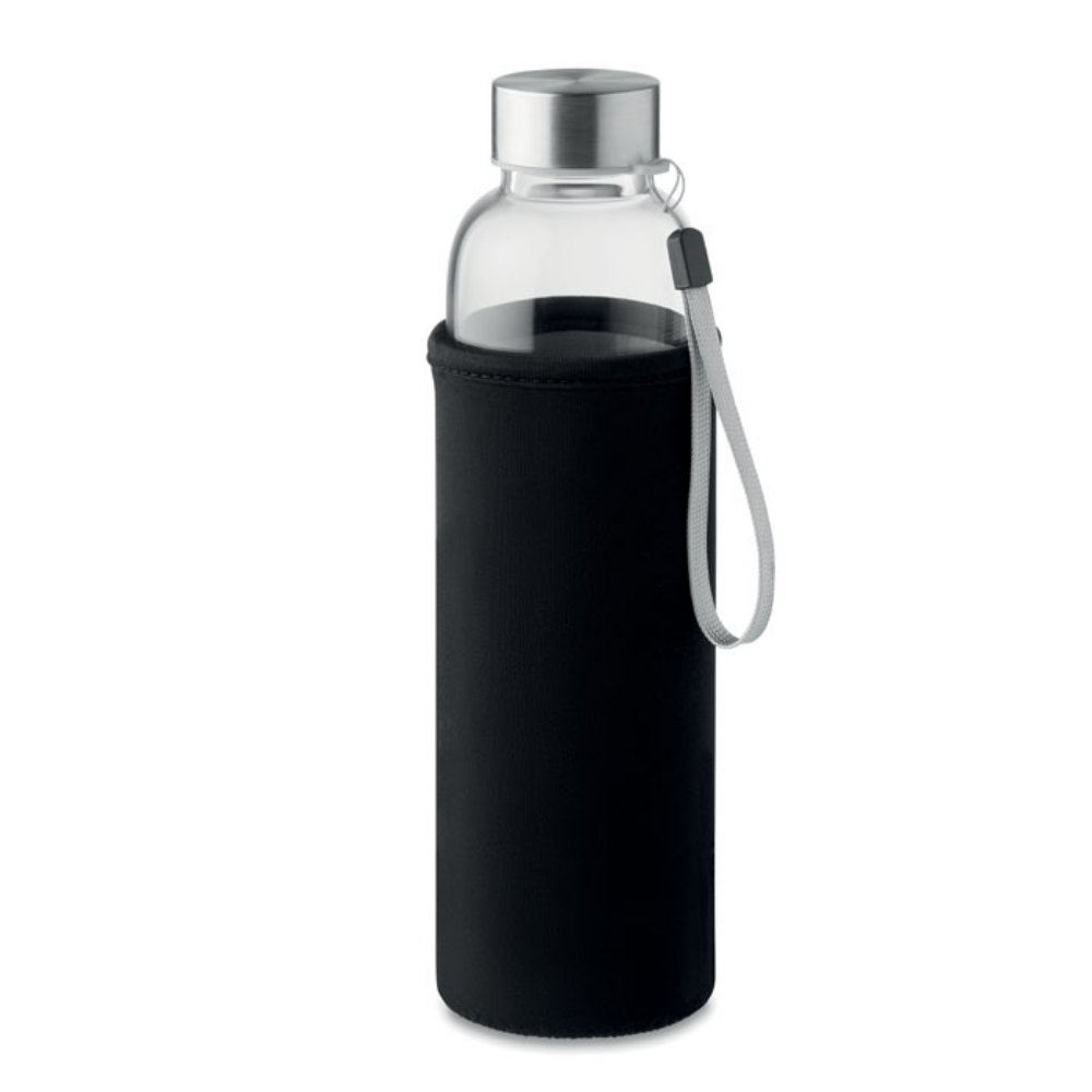 Personalisierte Glasflasche mit Beutel 500 ml - Leonie