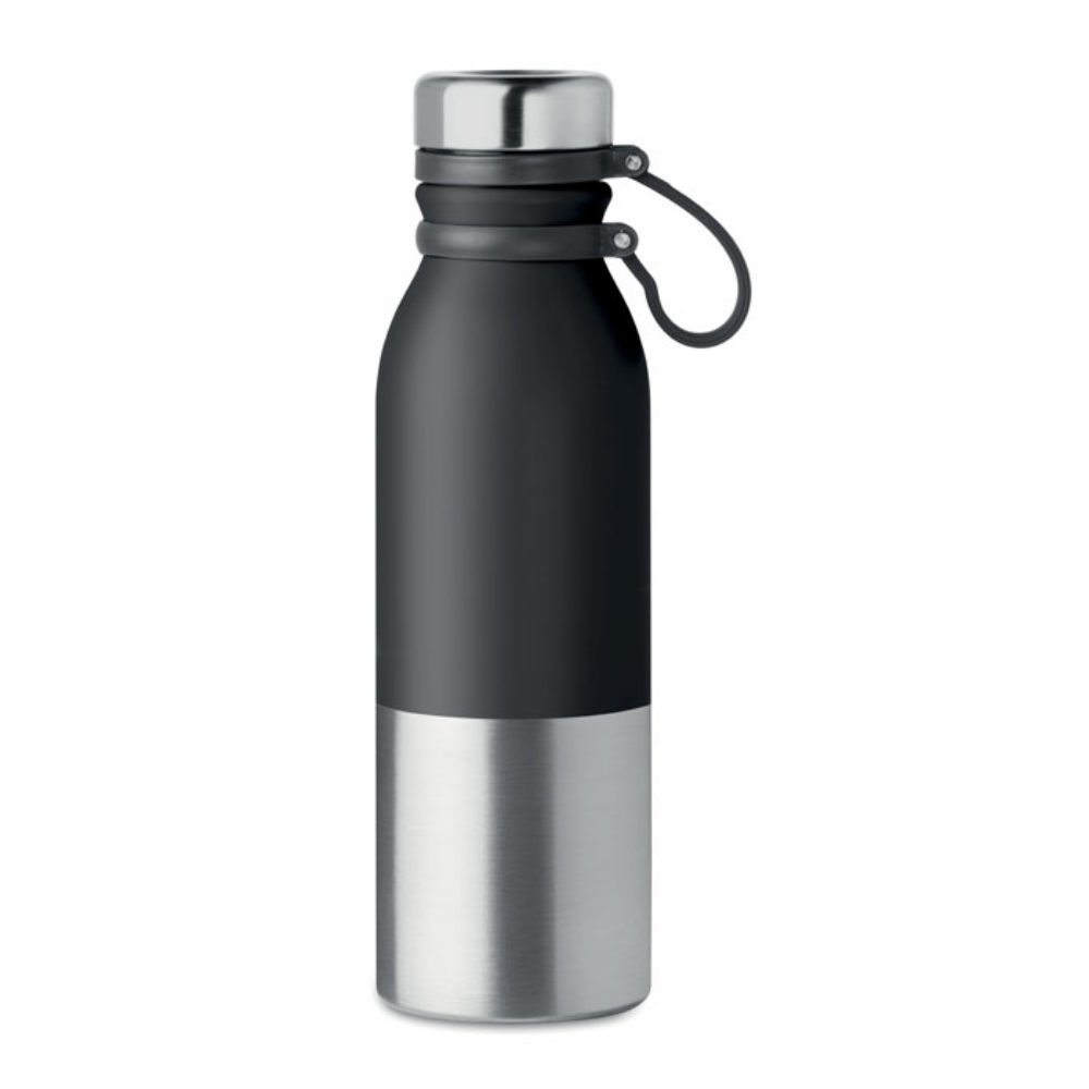 Stainless Steel Powder Coated Flask with Silicone Grip - Gravesend