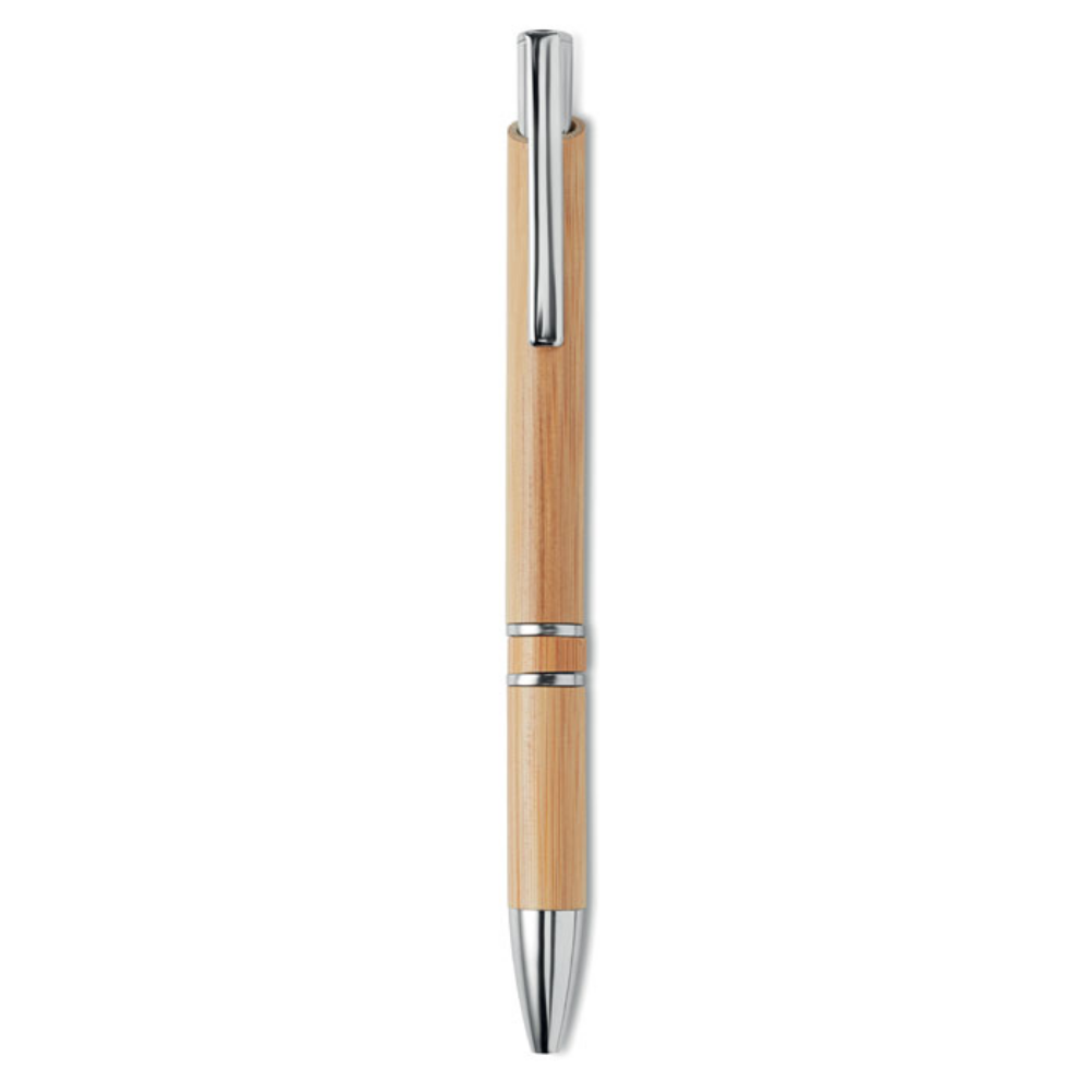 Penna a bottone in barile di bambù - Esine