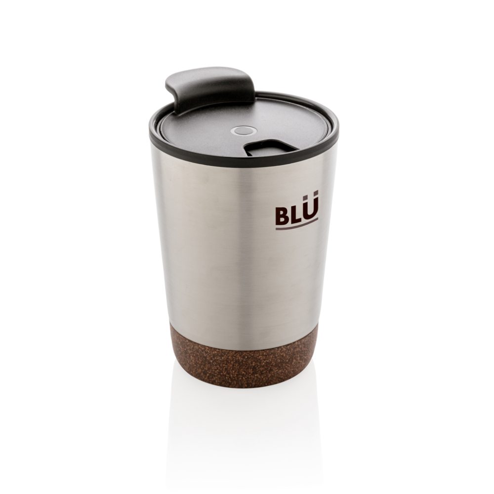 Double Wall Insulated Coffee Cup with Cork Detail - Bere Regis