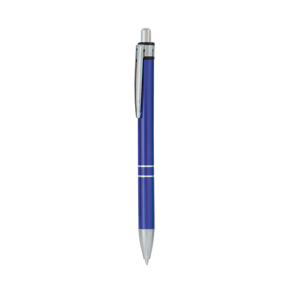Two-Tone Aluminum Push-Up Ballpoint Pen - Fillongley
