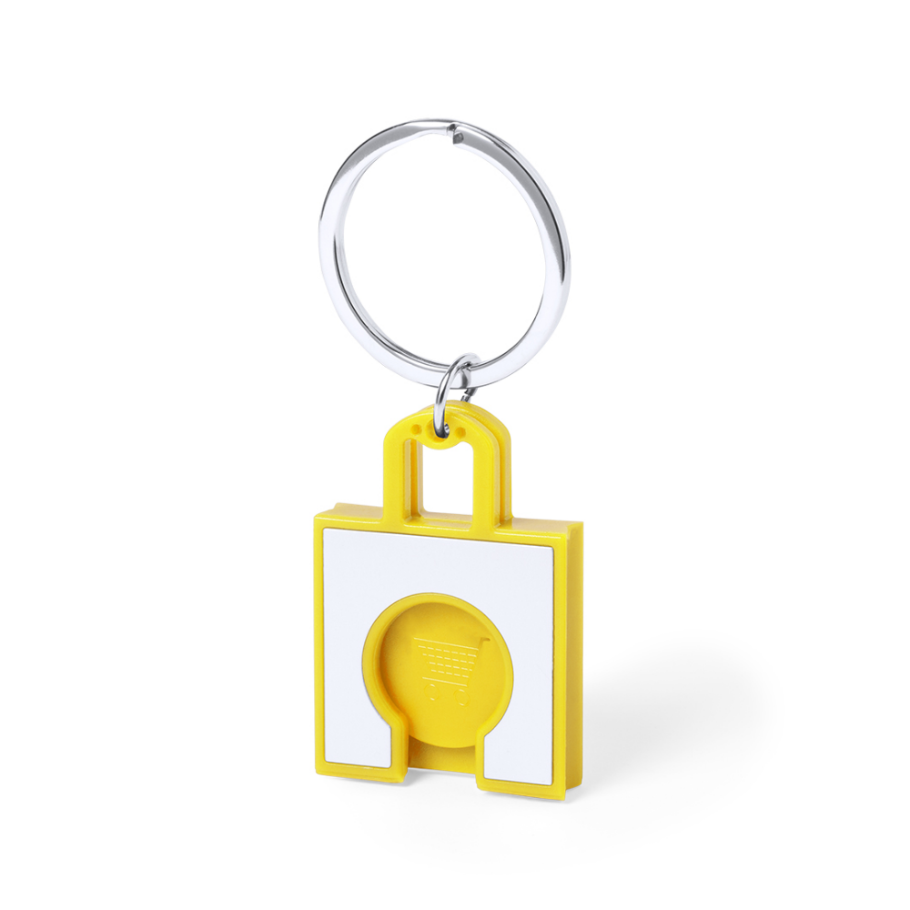 Personalisierter Schlüsselanhänger mit Einkaufswagenchip - Rouen