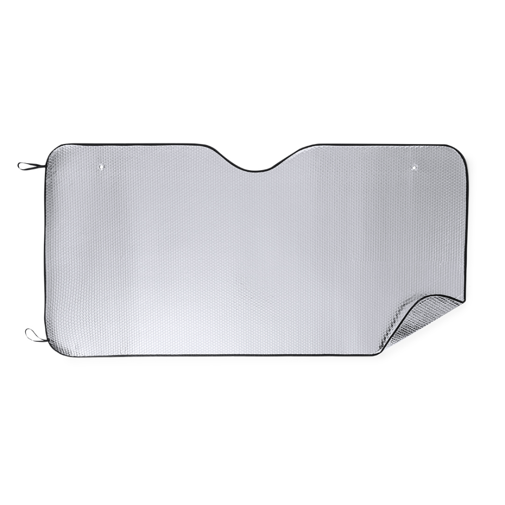 Metallic Aluminum Sunshade with Bubble Sides - East Wittering