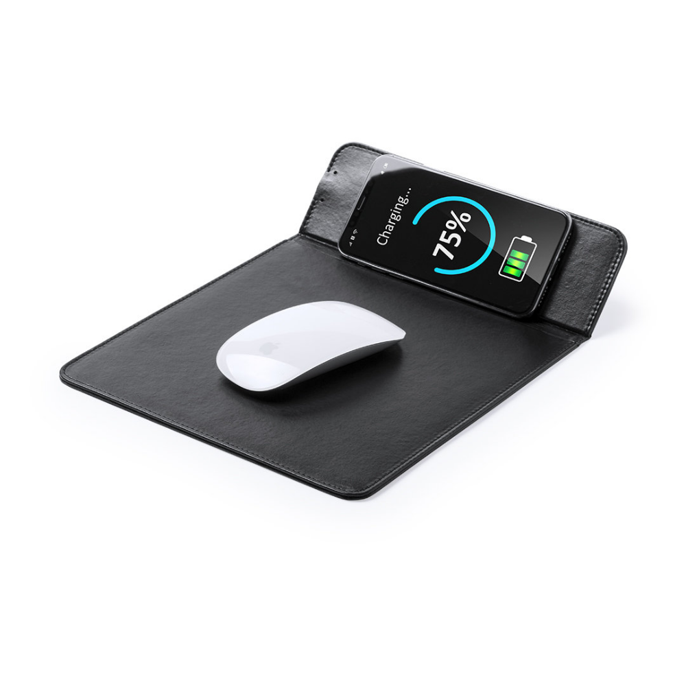 Mousepad bedrucken mit Smartphone Ladegerät 30x21 cm - Granat