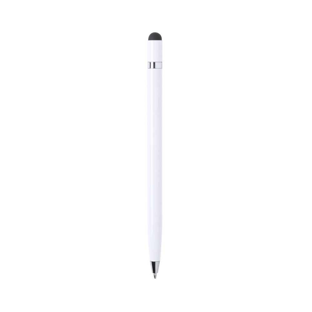 A ball pen with a body made of aluminum and featuring a metallic finish. The pen operates by twisting. - Wells-next-the-Sea