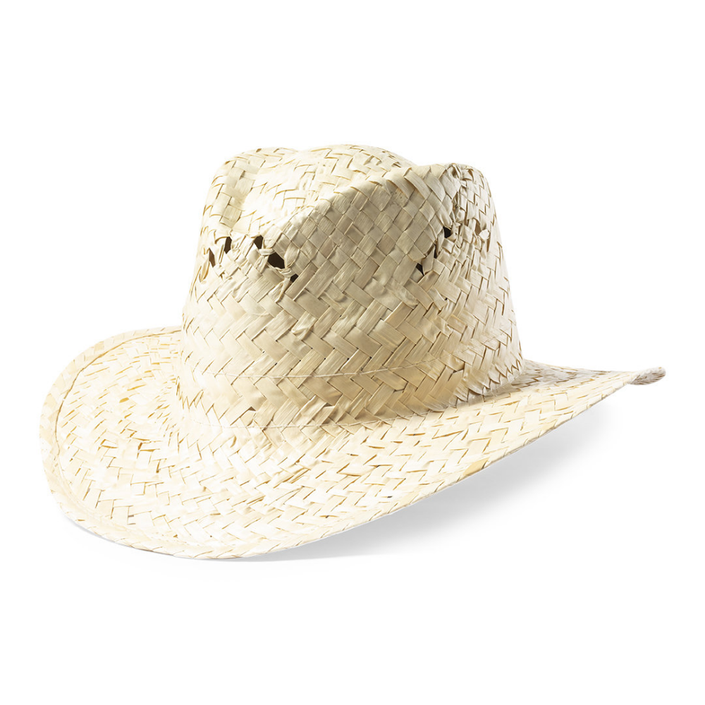 A white straw hat featuring a comfy inner ribbon and vent holes from Shipton Moyne - Kilmarnock
