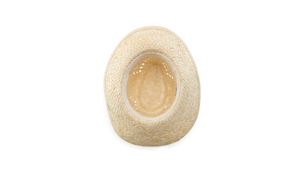 Sombrero de paja blanco con una cinta interior cómoda y orificios de ventilación - Shipton Moyne - Huerta de Valdecarábanos