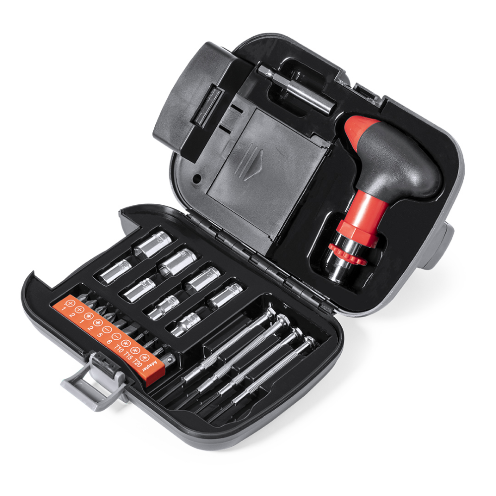 24-Piece Tool Set with Built-in LED Flashlight - Ambleside