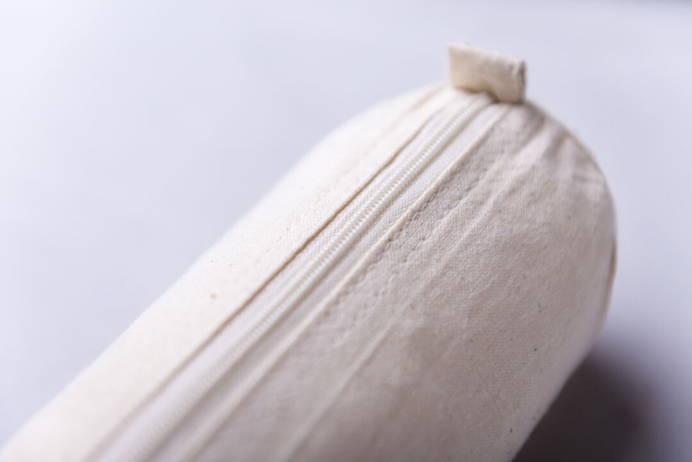 Custodia cilindrica in cotone 100% con maniglie laterali - Caspoggio