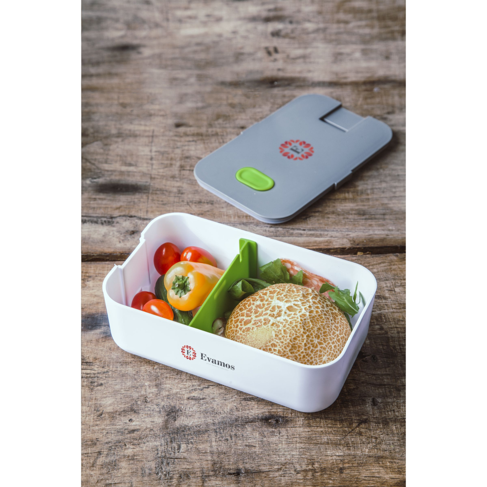 Luxury Plastic Lunchbox with Silicone Seal and Removable Divider - Church Gresley