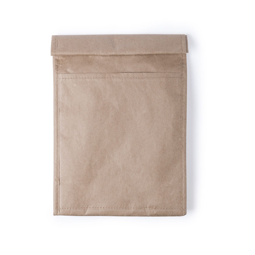 A thermal bag made of moisture-resistant paper with an aluminum interior. - Nuneaton