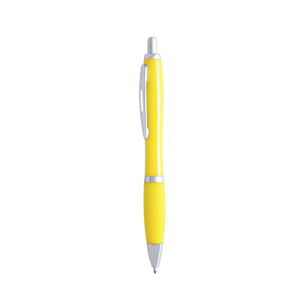 Two-tone Push-Up Ballpoint Pen with Metal Clip - Rodmarton