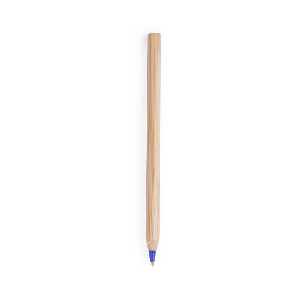 Kugelschreiber bedrucken ökologisch Bambus mit Kappe - Nariko