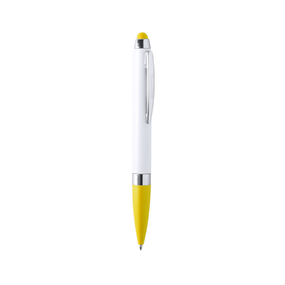 Ball Pen with a Colorful Design and Pointer - Attleborough