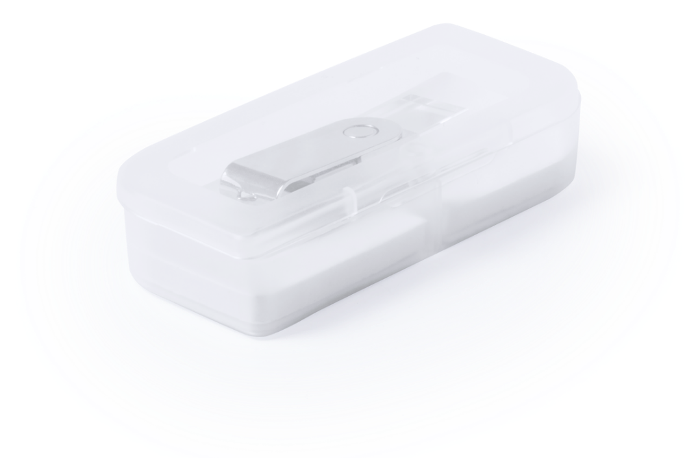 Chiavetta USB da 16GB con Logo Illuminato e Meccanismo a Torsione - Mornico Losana
