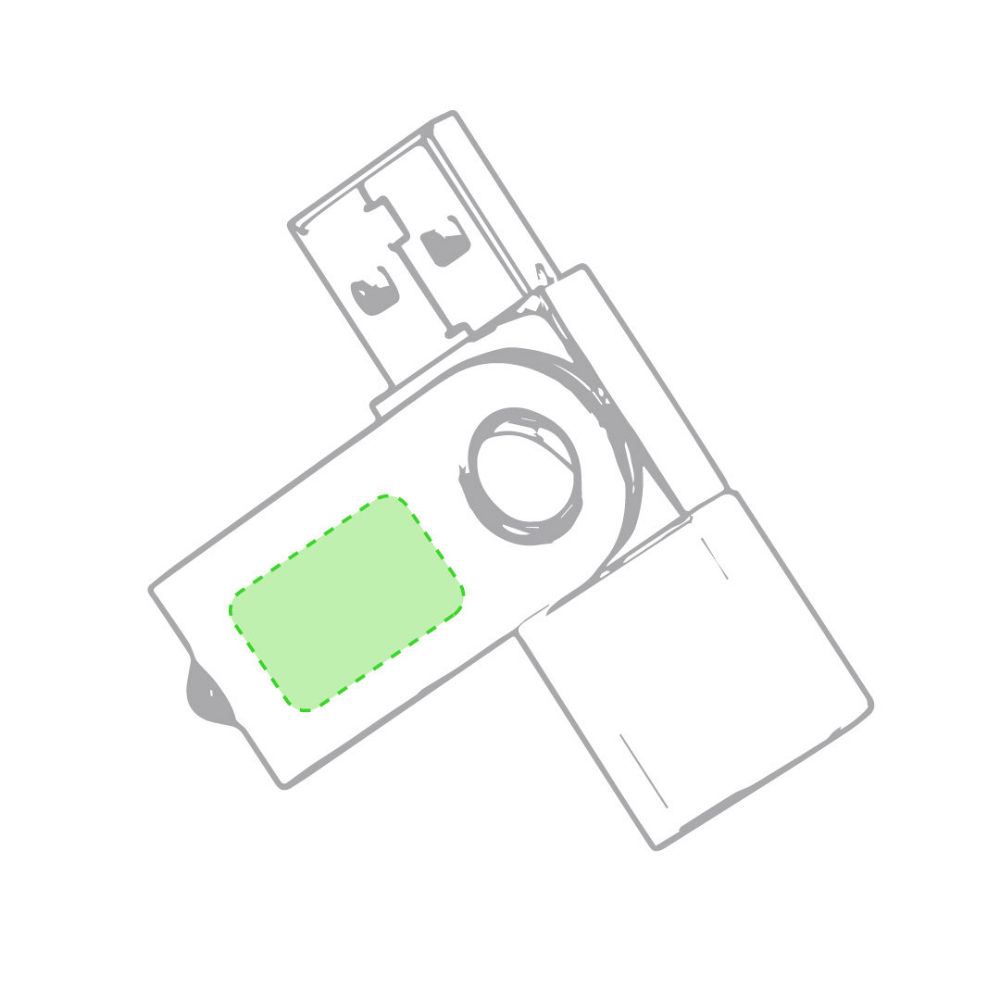 USB Stick bedrucken leuchtend 16 GB - Limette