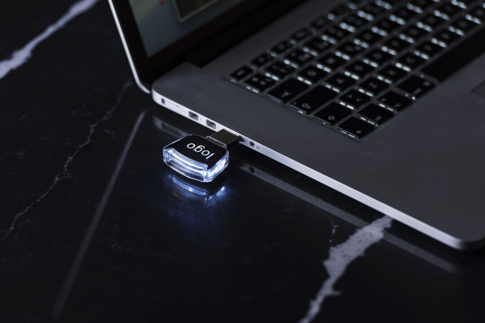 Diseño de Motorización Innovadora Memoria USB de 16GB con Luz LED - Grisén
