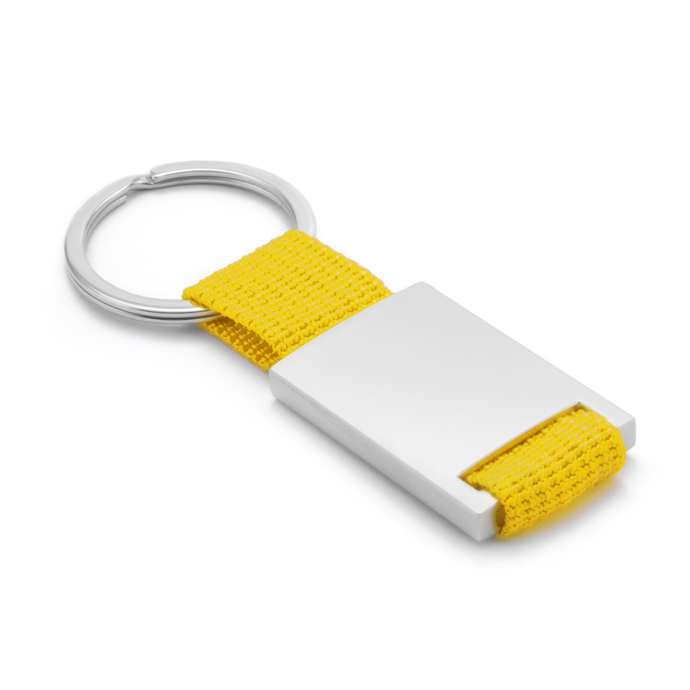 Personalisierter Schlüsselanhänger mit Gravur und Polyesterband - Lille