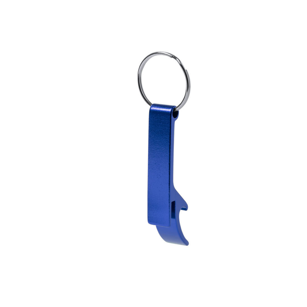 Personalisierter Schlüsselanhänger mit Flaschenöffner aus Aluminium mit Gravur - Perpignan