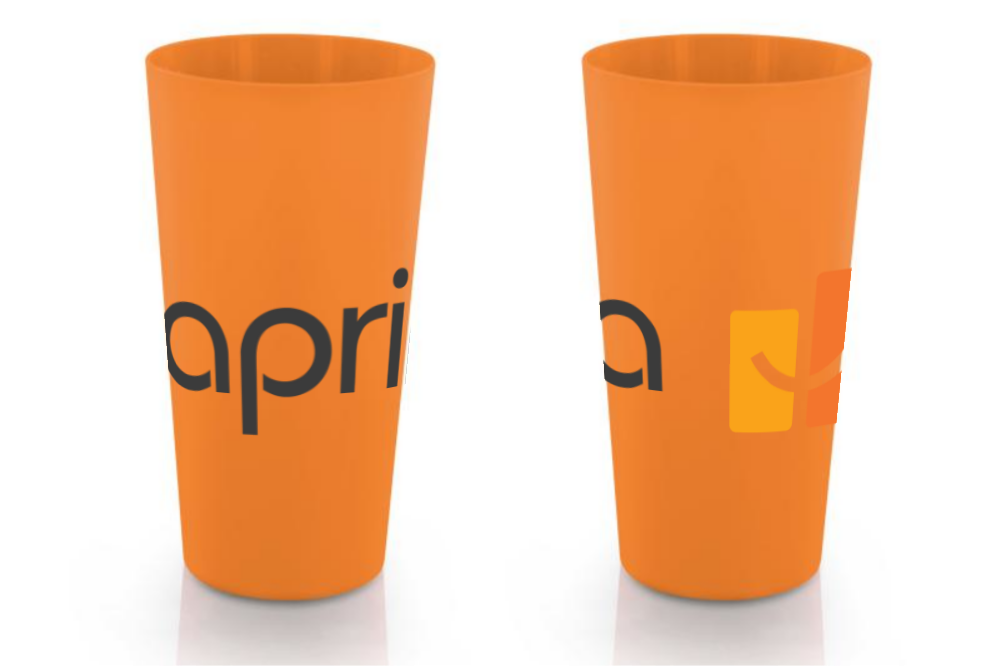 Customized reusable plastic cup 30cl - Boston