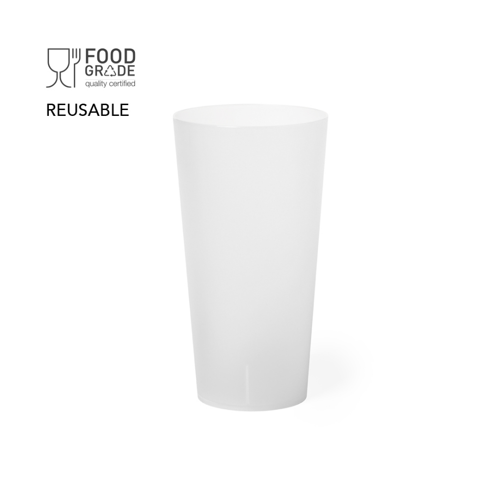 Copa PP Frosted ecológica de 400ml - Alameda