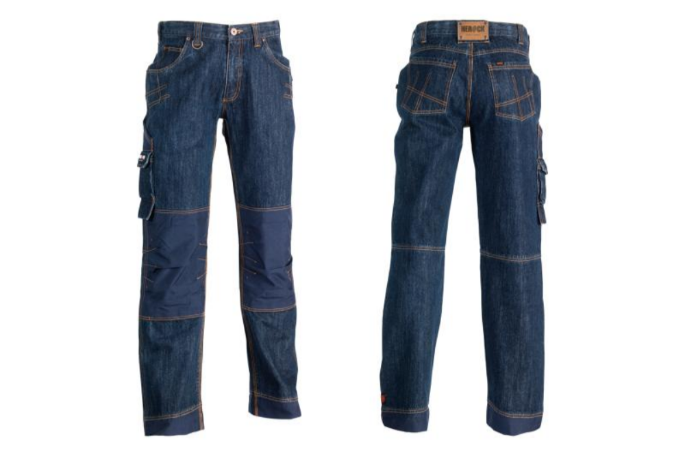 Jeans trousers with multiple pockets and an adjustable waistband - Kilburn