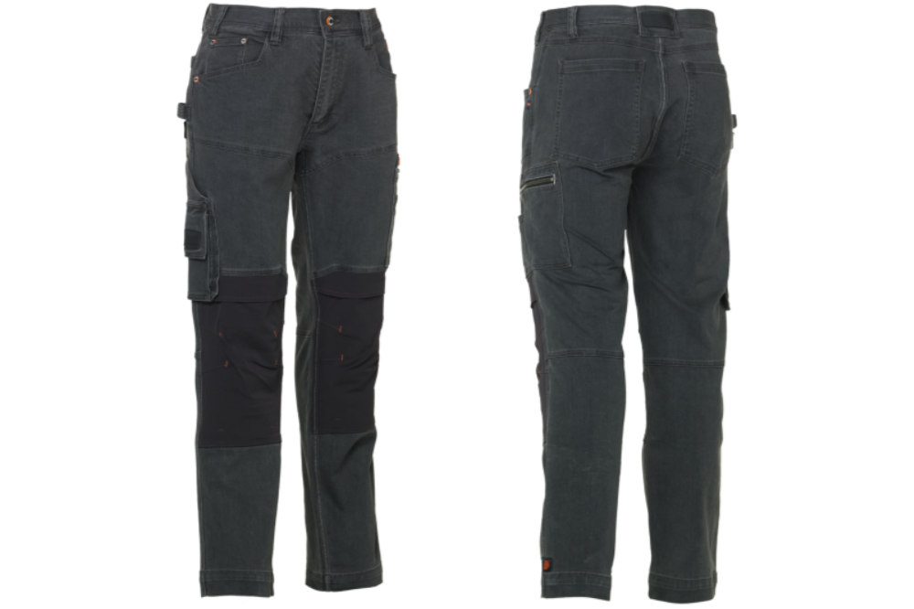 Jeans trousers with multiple pockets that stretch and have temperature control - Haslingden