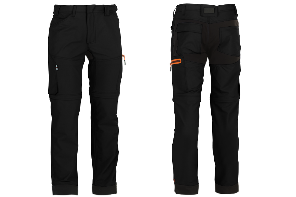 Trousers made from a stretchy ripstop material with multiple functional pockets - Donington on the Wolds