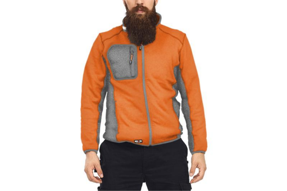 Stretch Fleece Jacket with Long Zipper - Dronfield