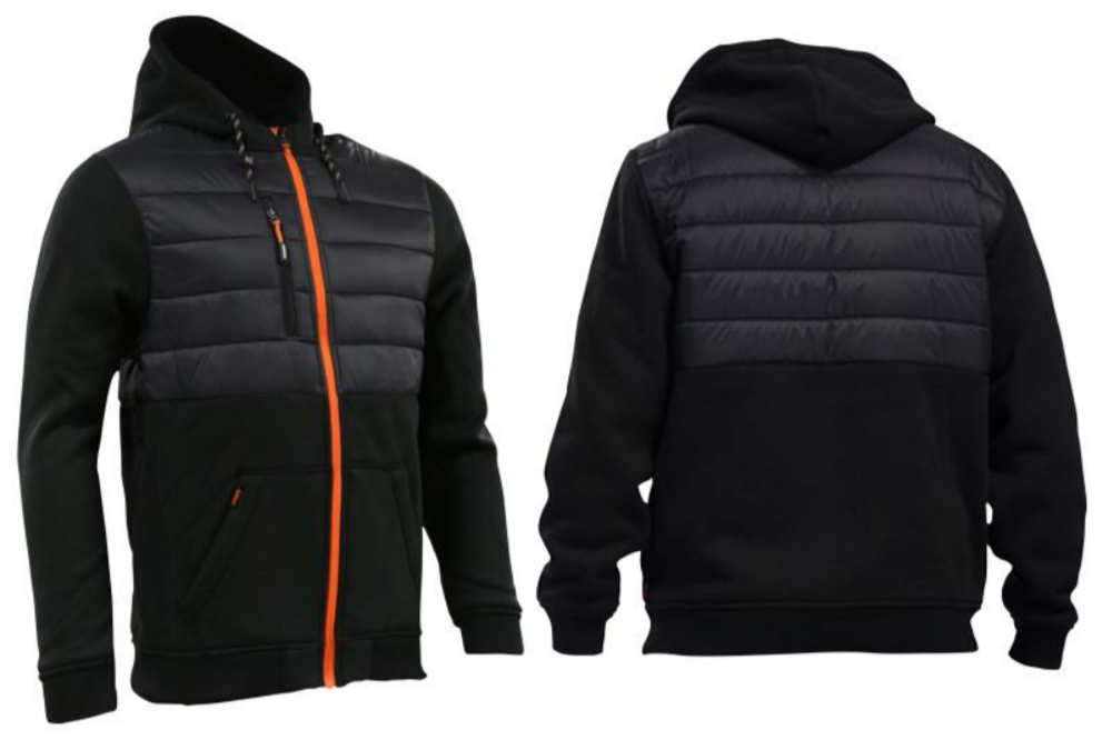 Padded Chest Jacket with Detachable Zip Pullers - Odiham