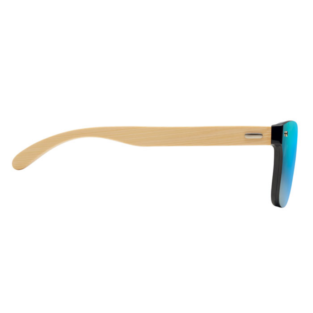 Bamboo Arm Mirrored Sunglasses - Mountsorrel
