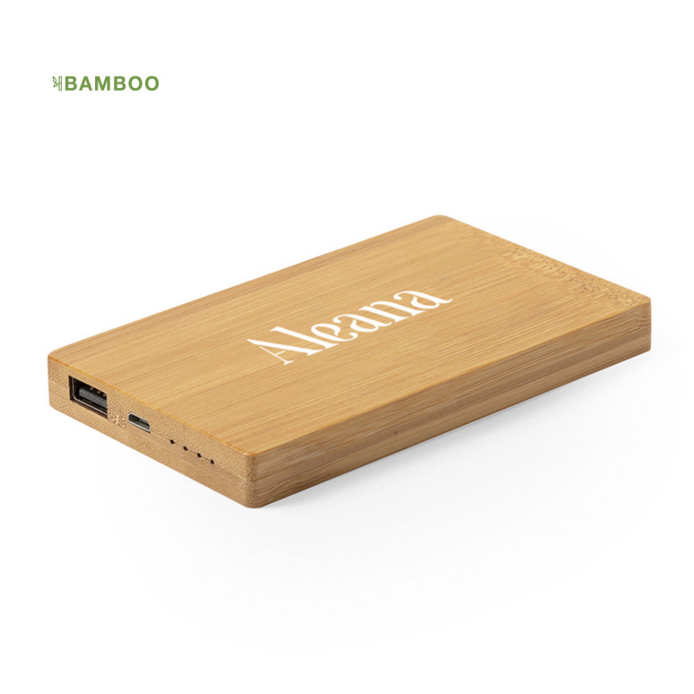 External Backup Battery with Bamboo Casing - Manor Park