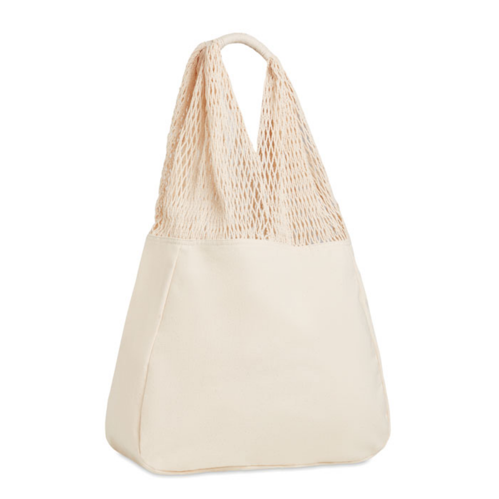 Cotton and Mesh Beach Bag - Beaumont Leys