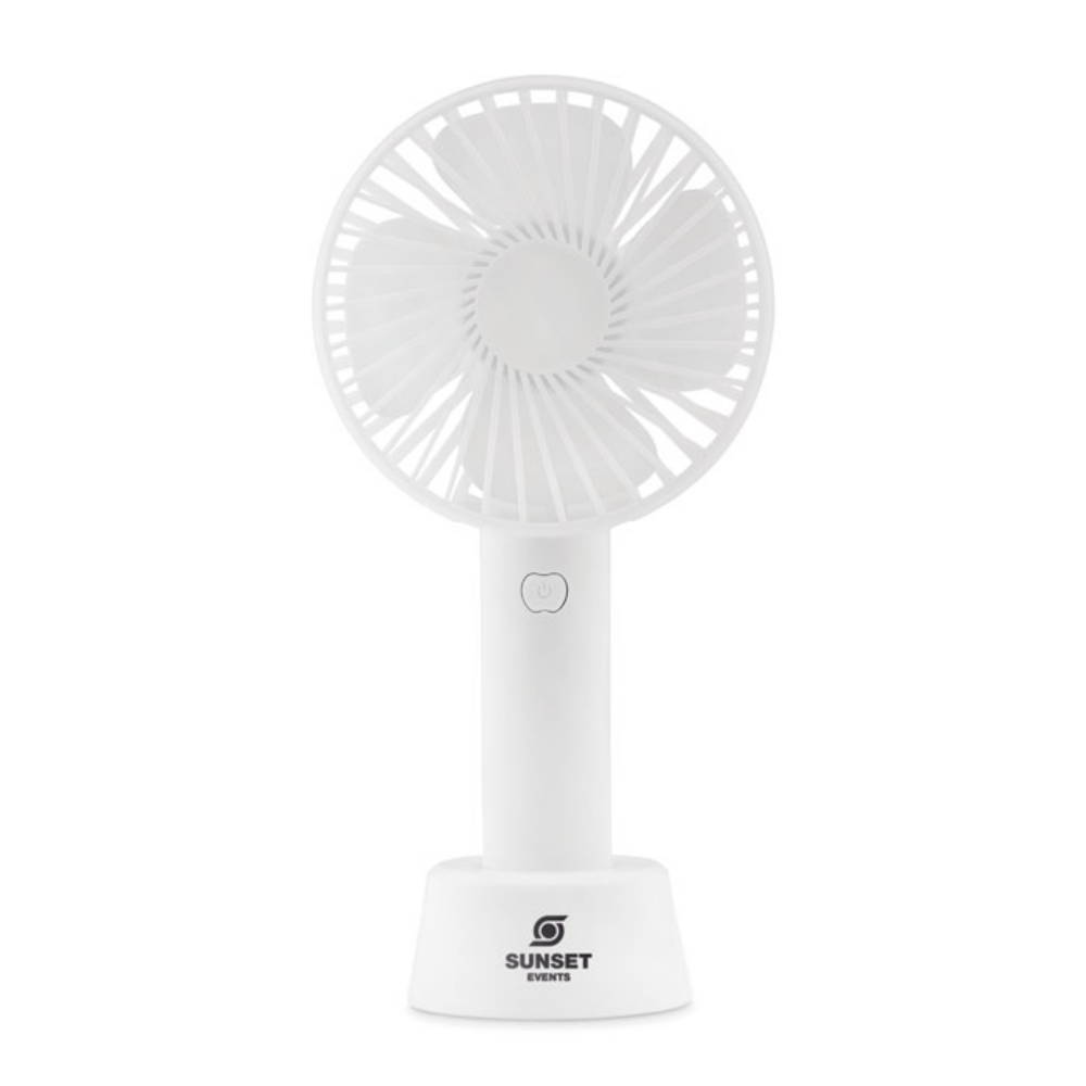 Portable USB Rechargeable Desk Fan with Stand - Kennington