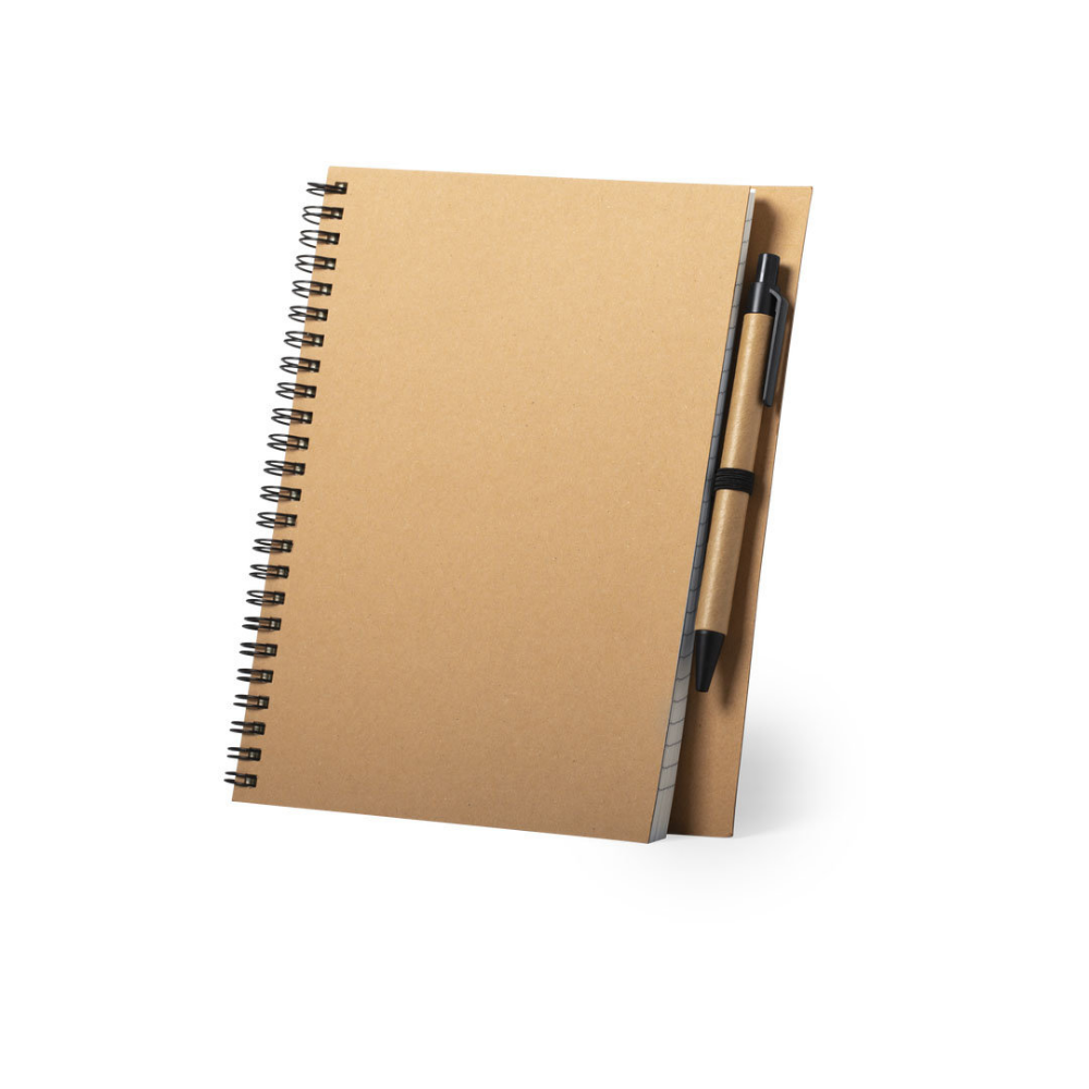 Set de Cuaderno y Bolígrafo Ecológicos - Urriés