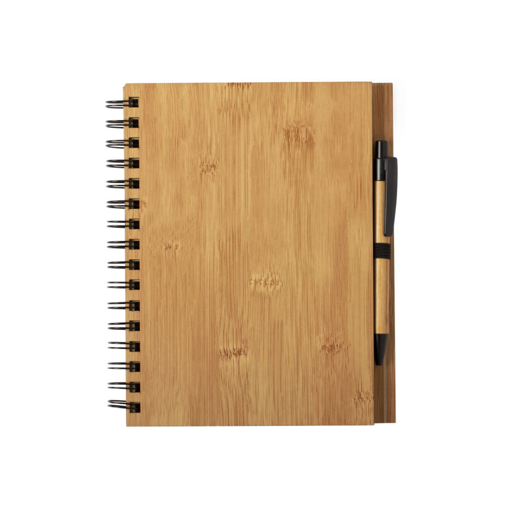Set Eco-Amigable de Cuaderno de Bambú y Bolígrafo - Malgrat de Mar