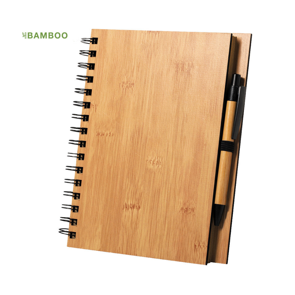 Set Eco-Friendly di Quaderno in Bambù e Penna a Sfera - Revere