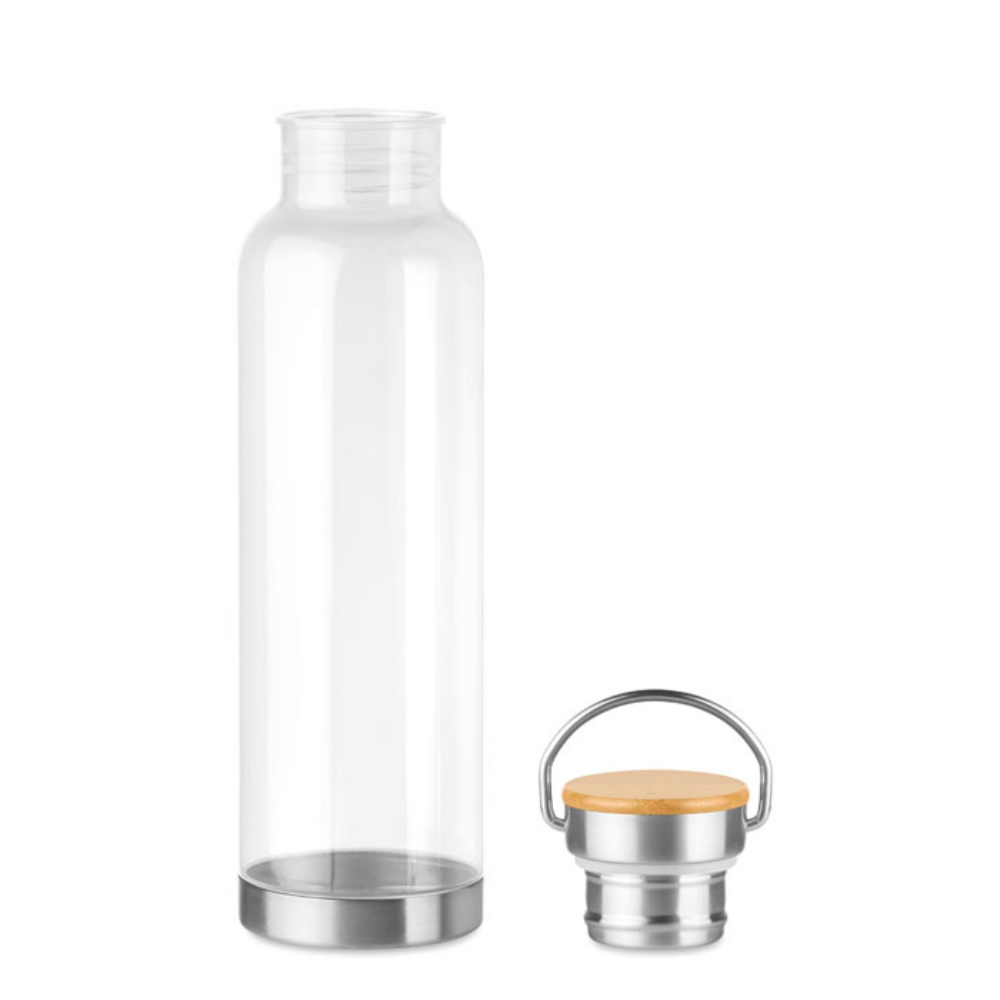 Botella de Beber Tritan Libre de BPA con Detalle de Bambú - Cimballa
