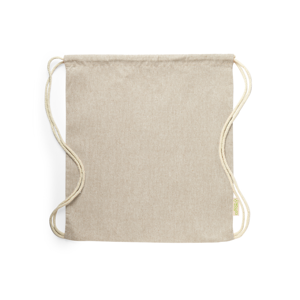 Drawstring backpack made of recycled cotton from the Nature line - Shere