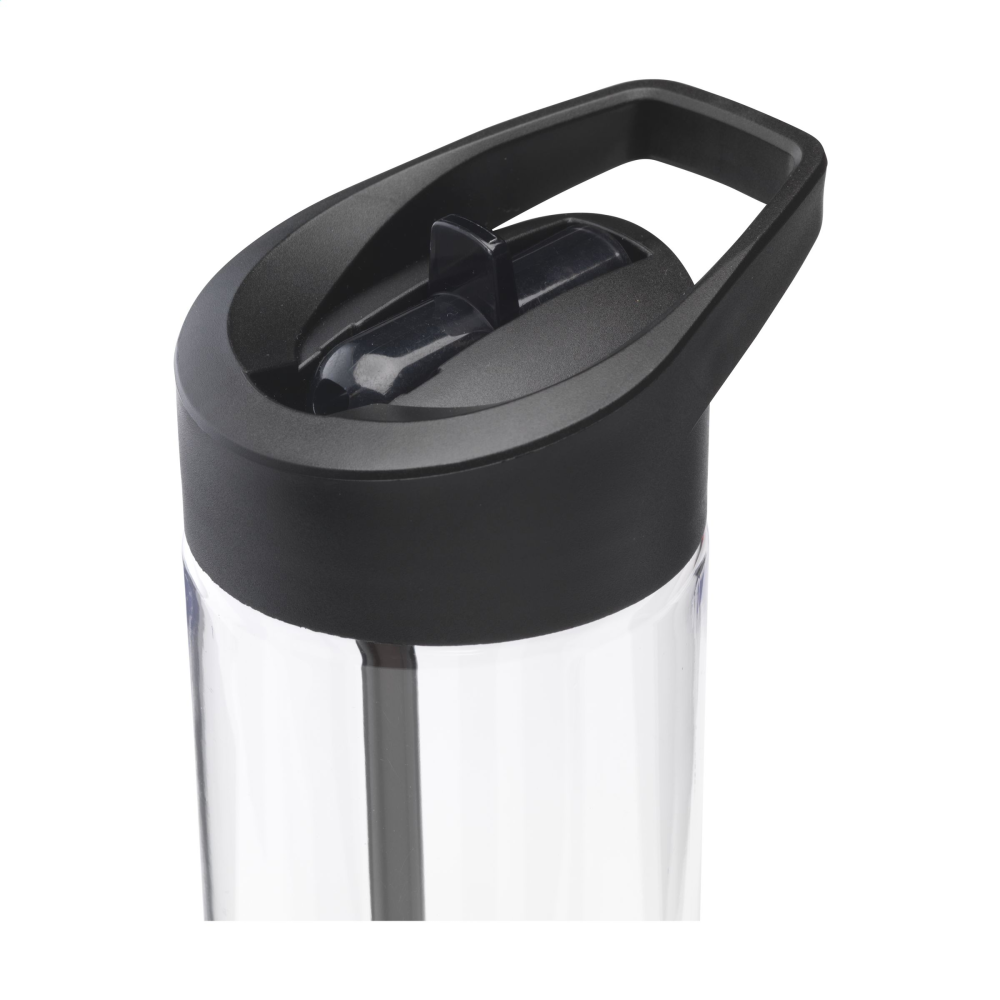 Gourde personnalisée en tritan sans BPA avec paille 600 ml - Alyson - Zaprinta France