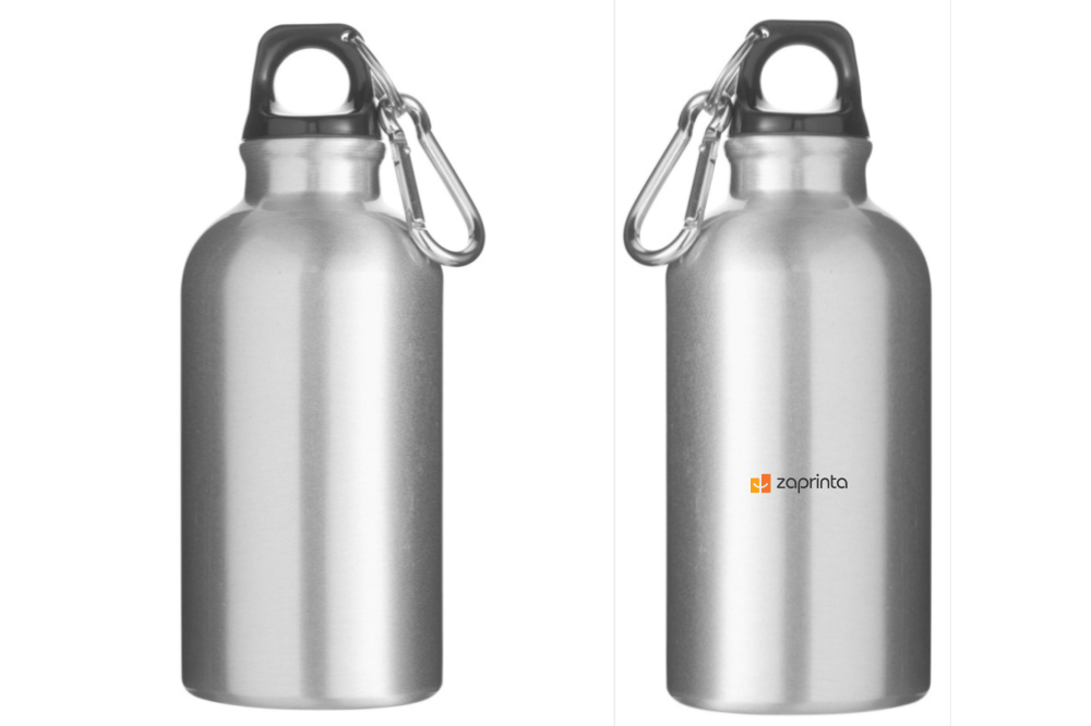 Aluminium Trinkflasche mit Karabinerhaken - Hinterweidenthal