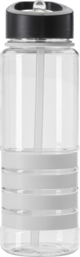 Bottiglia d'acqua in Tritan con beccuccio pieghevole e cannucce - Trescore Cremasco