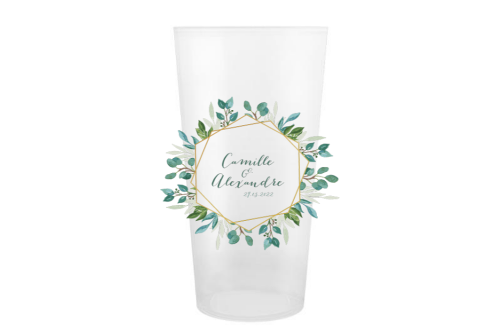 Customized wedding goblet 33 cl - Emotion