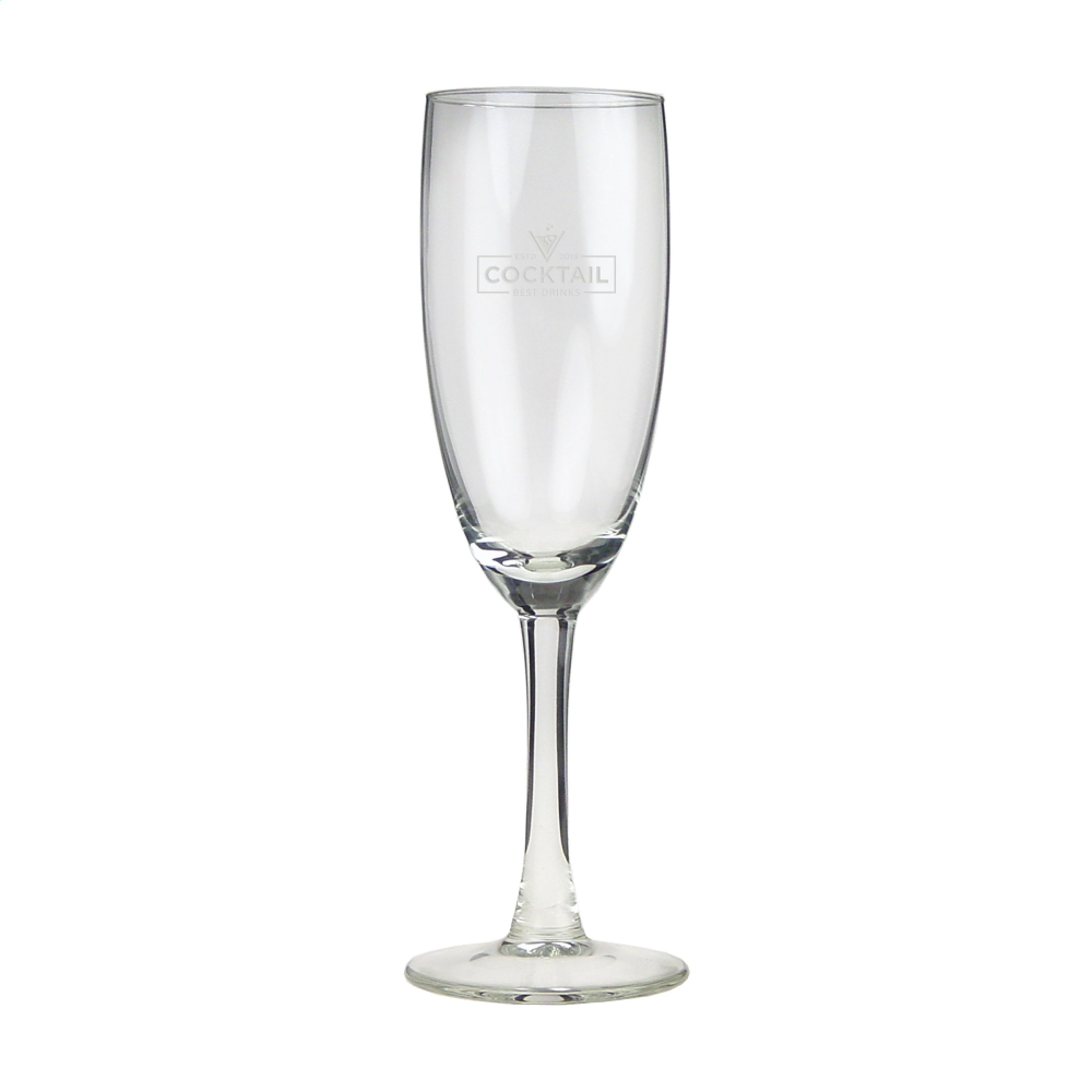 Flauto di champagne in vetro trasparente - Milzano