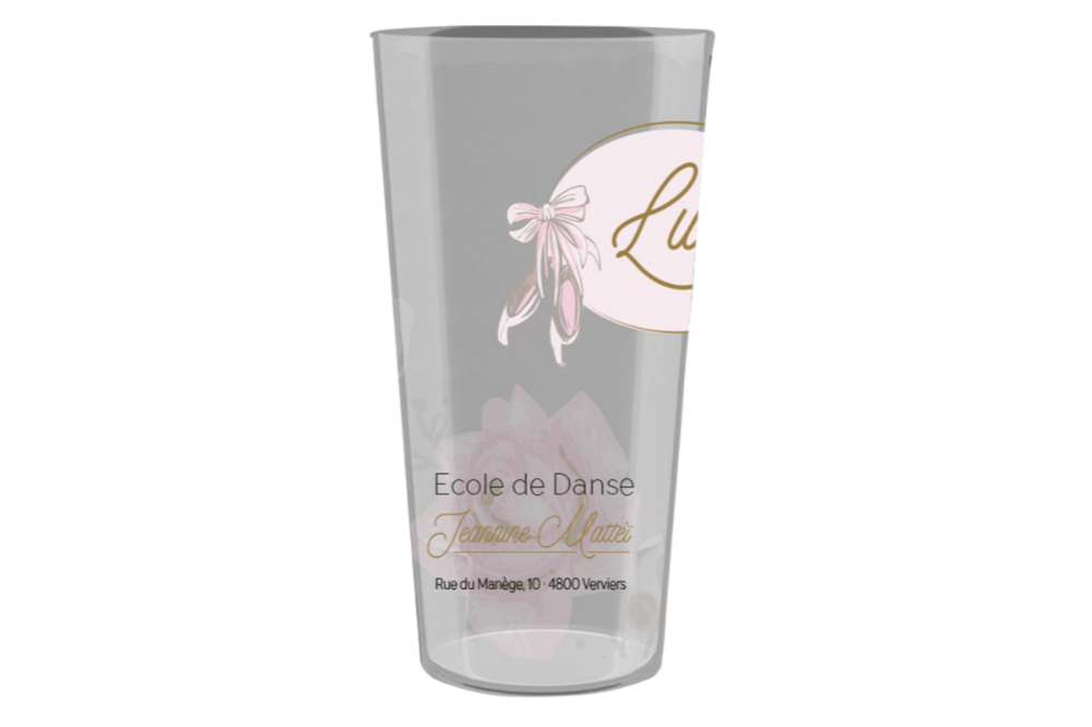 Personalized school cup with name 33 cl - Le Cygne