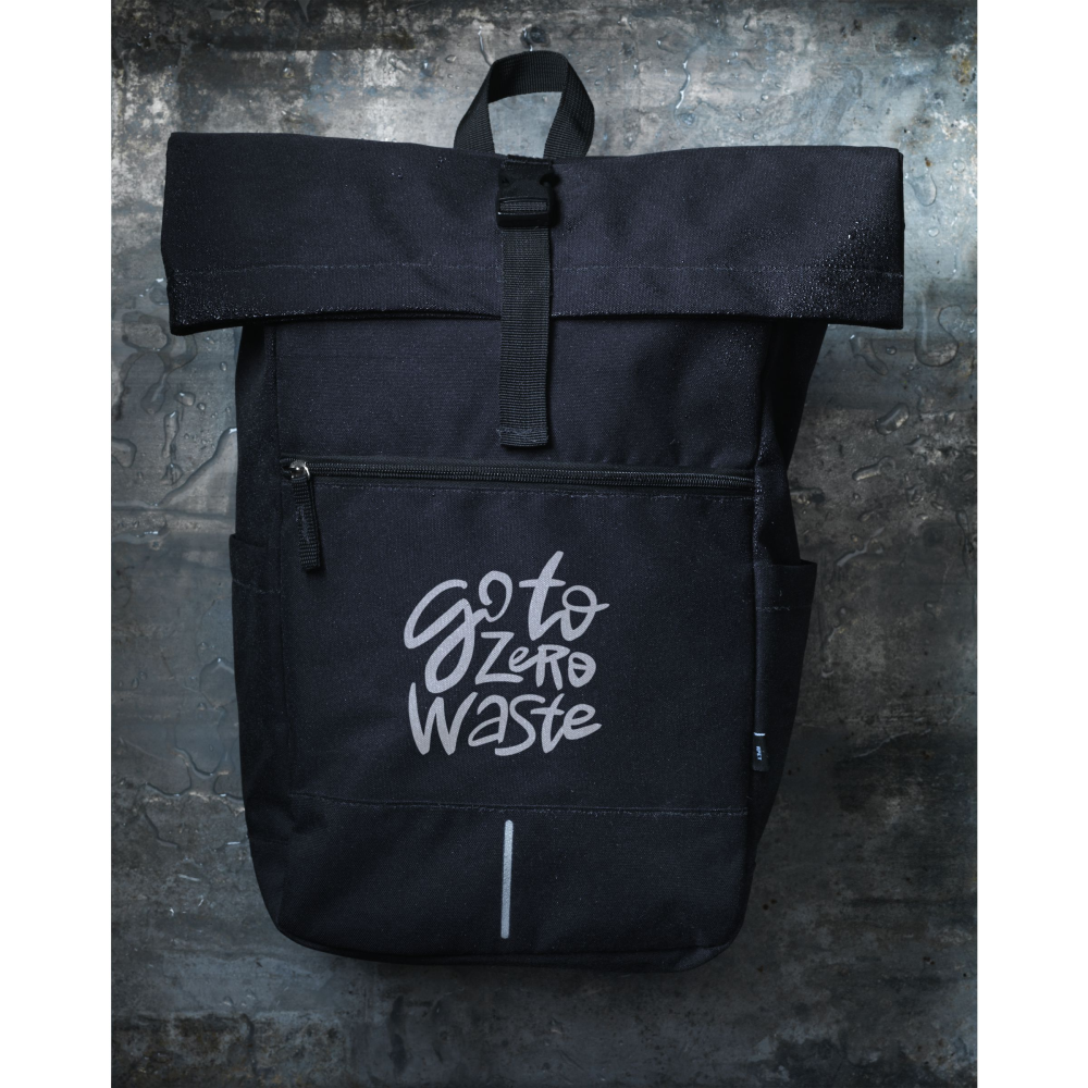 Water-Resistant Roll-Top Backpack - London