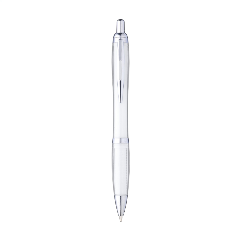 Ballpoint pen with blue ink made from recycled PET bottles - Zouch